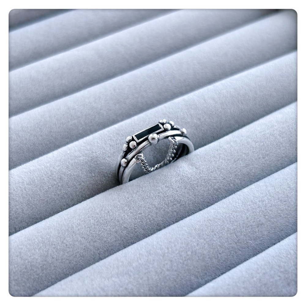 ✨NEW LAUNCH✨925 stamped silver Super Cool style adjustable ring for women girl - Picture 1 of 8